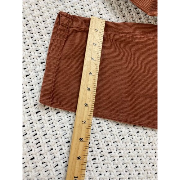 Poetry Womens Corduroy Pants Rust Brown size 4 Slim straight Capsule Neutral - Picture 9 of 16